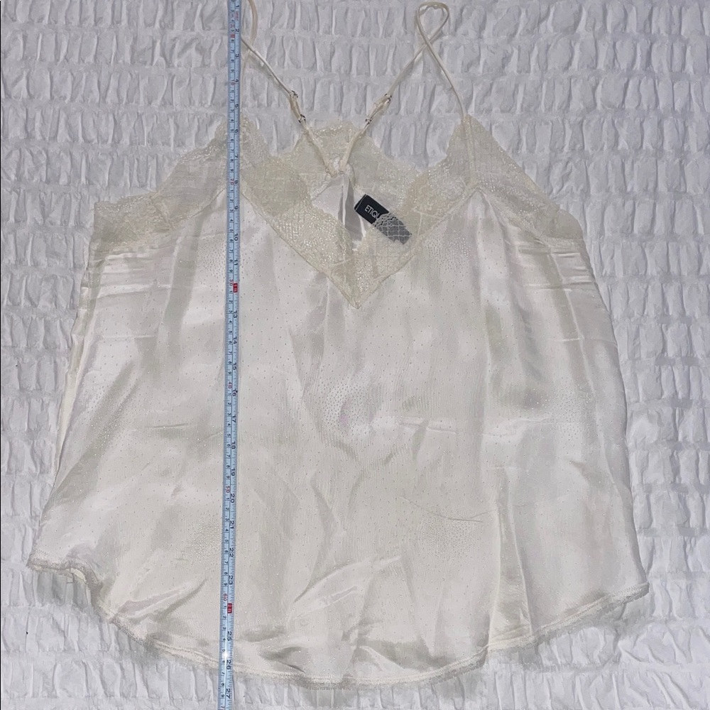 🌟 Etiquette Clothiers Cream Satin Camisole